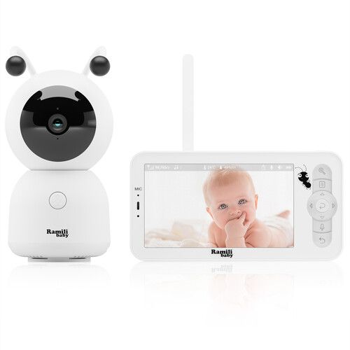 Video baby monitor Ramili Baby RV100 white/black